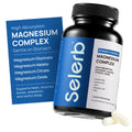 Selerb Magnesium Complex for Women & Men - Sleep, Calm, Muscle & Energy (90 Capsules)