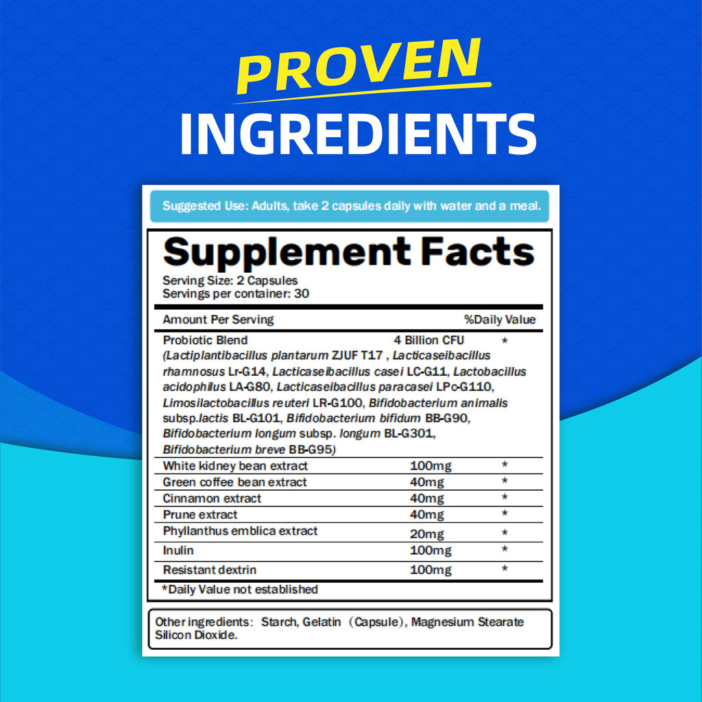 Semal Gut Sweeper Probiotics - 60 Capsules | Intestinal & Digestive Health for Men & Women