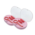 SENLIN DENTAL 2PCS Double-Layer Retainer Case with Mirror