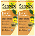 Senokot Extra Strength Natural Vegetable Laxative — Gentle Overnight Relief (36 Count, 2-Pack)