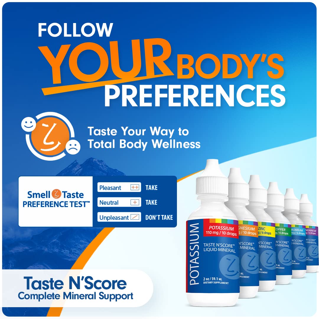 Lyte Balance Taste N' Score Liquid Minerals Kit – 6 Pack (2 oz) | Pure Mineral Drops
