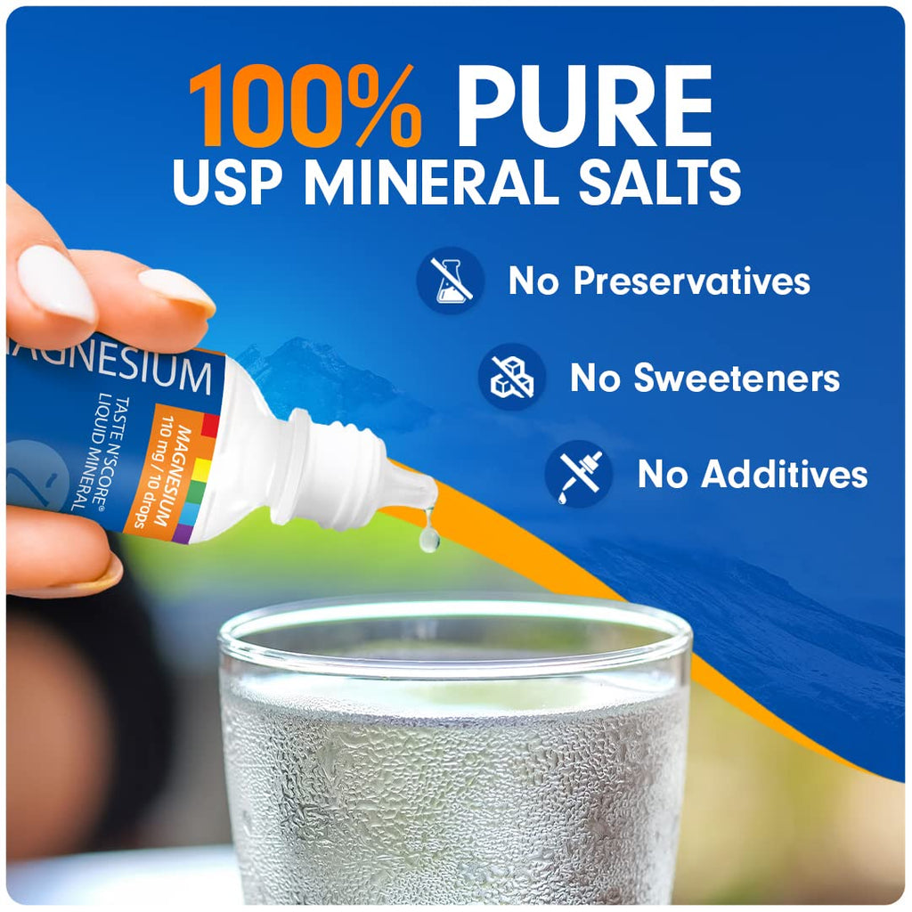 Lyte Balance Taste N' Score Liquid Minerals Kit – 6 Pack (2 oz) | Pure Mineral Drops