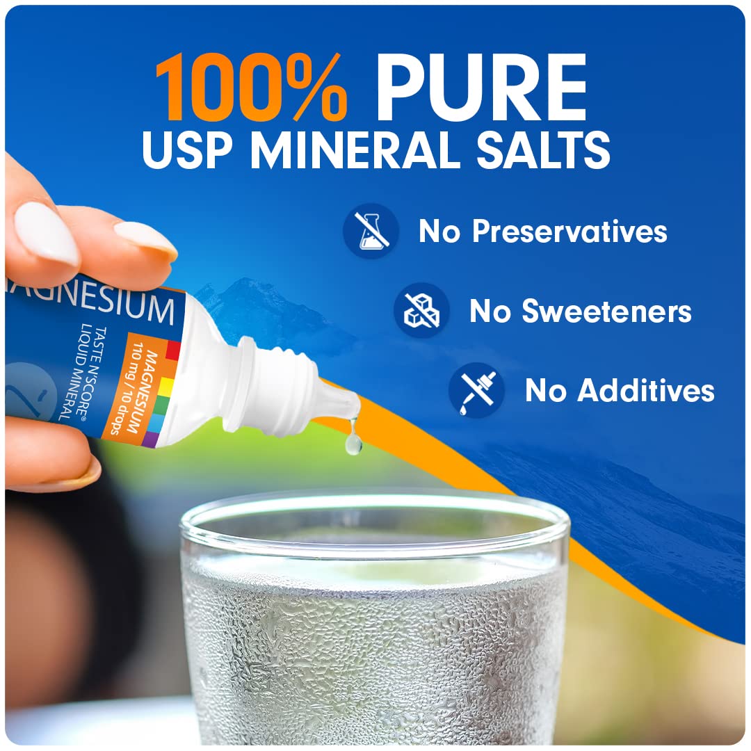 Lyte Balance Taste N' Score Liquid Minerals Kit – 6 Pack (2 oz) | Pure Mineral Drops