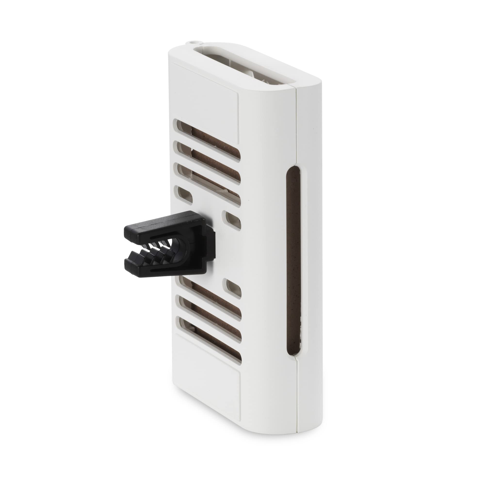 Serene House Puccini Lava Rock Diffuser – Car Vent Clip & Tabletop Aromatherapy (White)