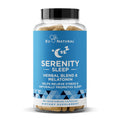 Serenity Sleep Natural Sleep Aid – Magnesium, Valerian & Melatonin | Vegan 60 Soft Caps