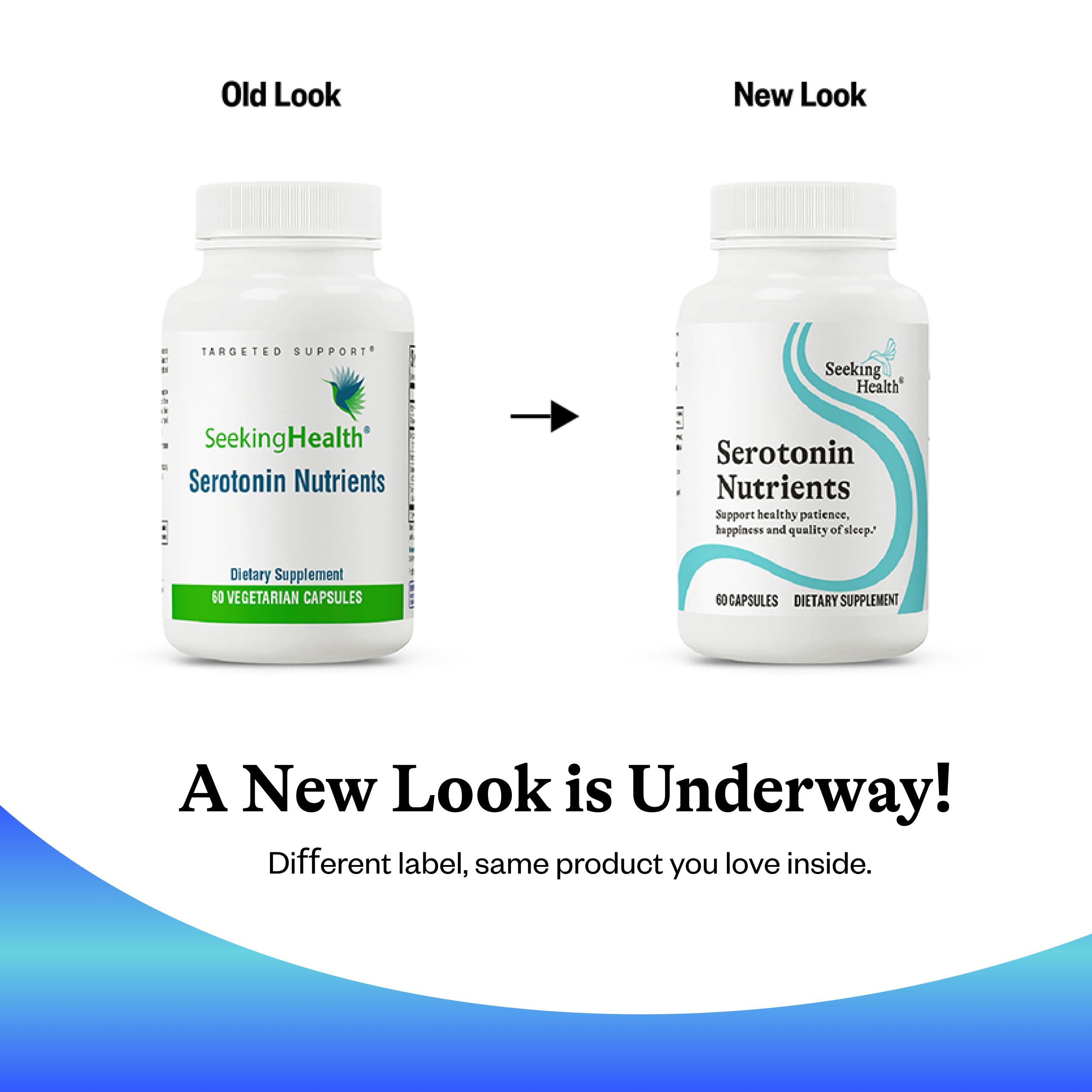 Seeking Health Serotonin Nutrients: 5-HTP with B6 & Saffron, 60 Caps
