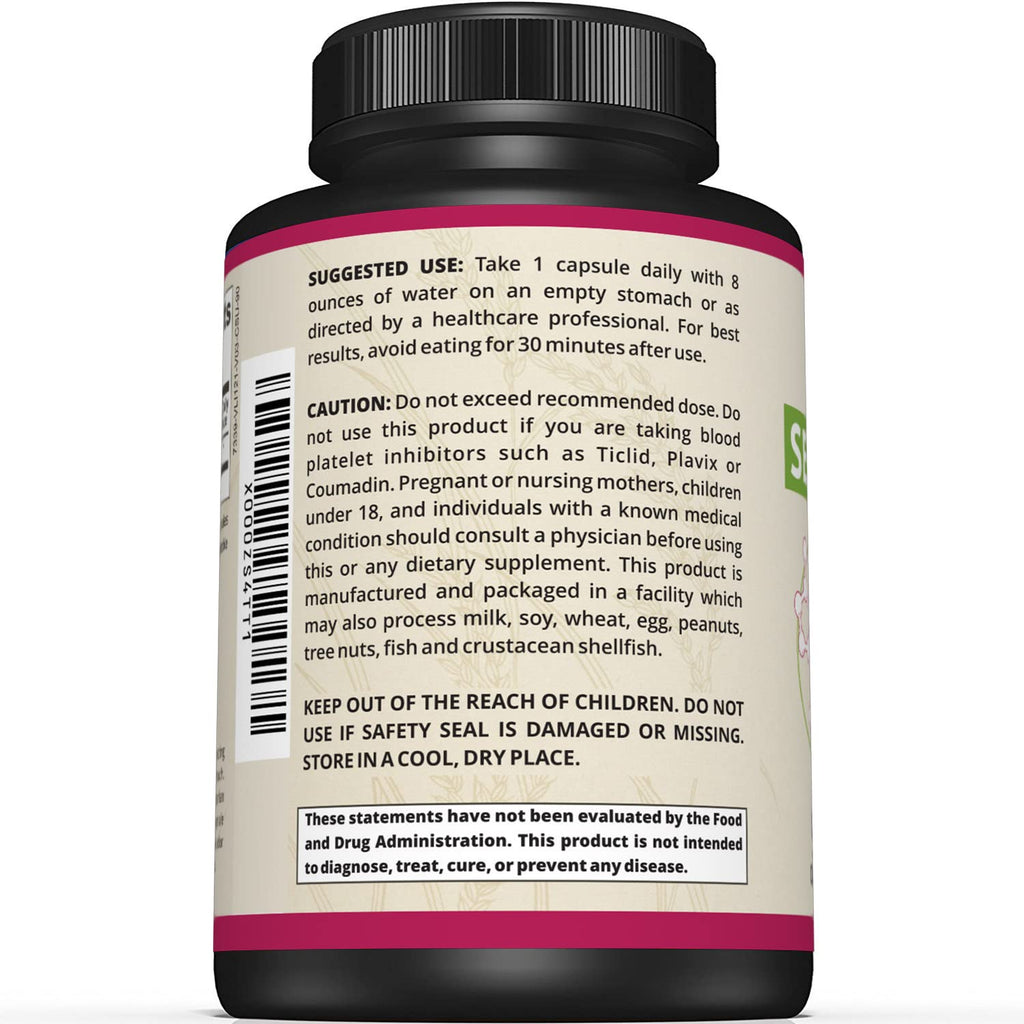 Premium Serrapeptase Enzyme Supplement – 40,000 SPU per Capsule | 90 Enteric Coated Capsules (Pack of 2)