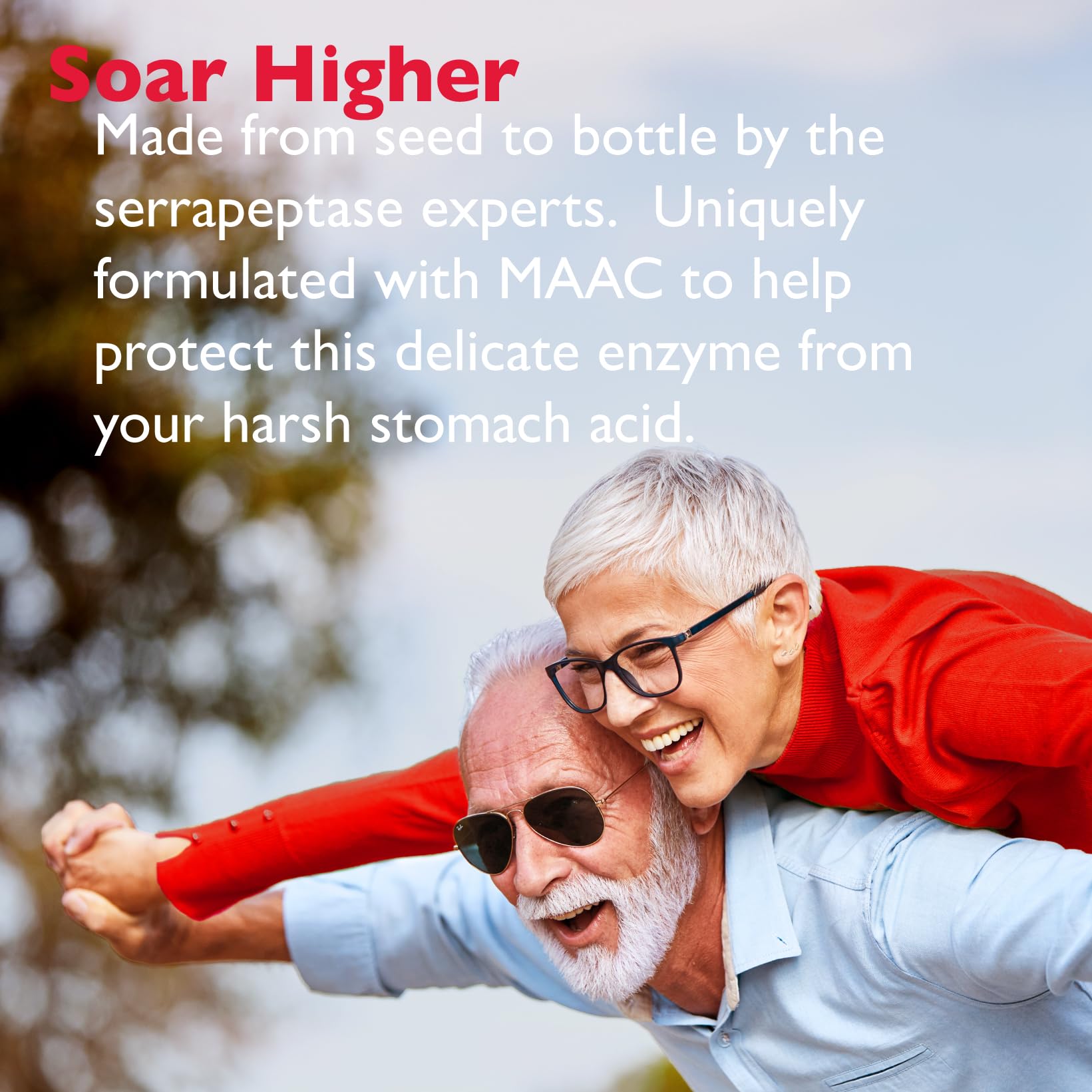 AST Enzymes Serrapeptase 80,000 SPU – 300 Vegetarian Capsules | Acid-Resistant Systemic Enzymes