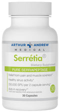 Arthur Andrew Medical Serretia Serrapeptase - 30 Capsules for Muscle & Sinus Support