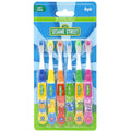 Brush Buddies Sesame Street Kids’ Toothbrushes – Soft Bristles for Ages 2-4 (6-Pack)