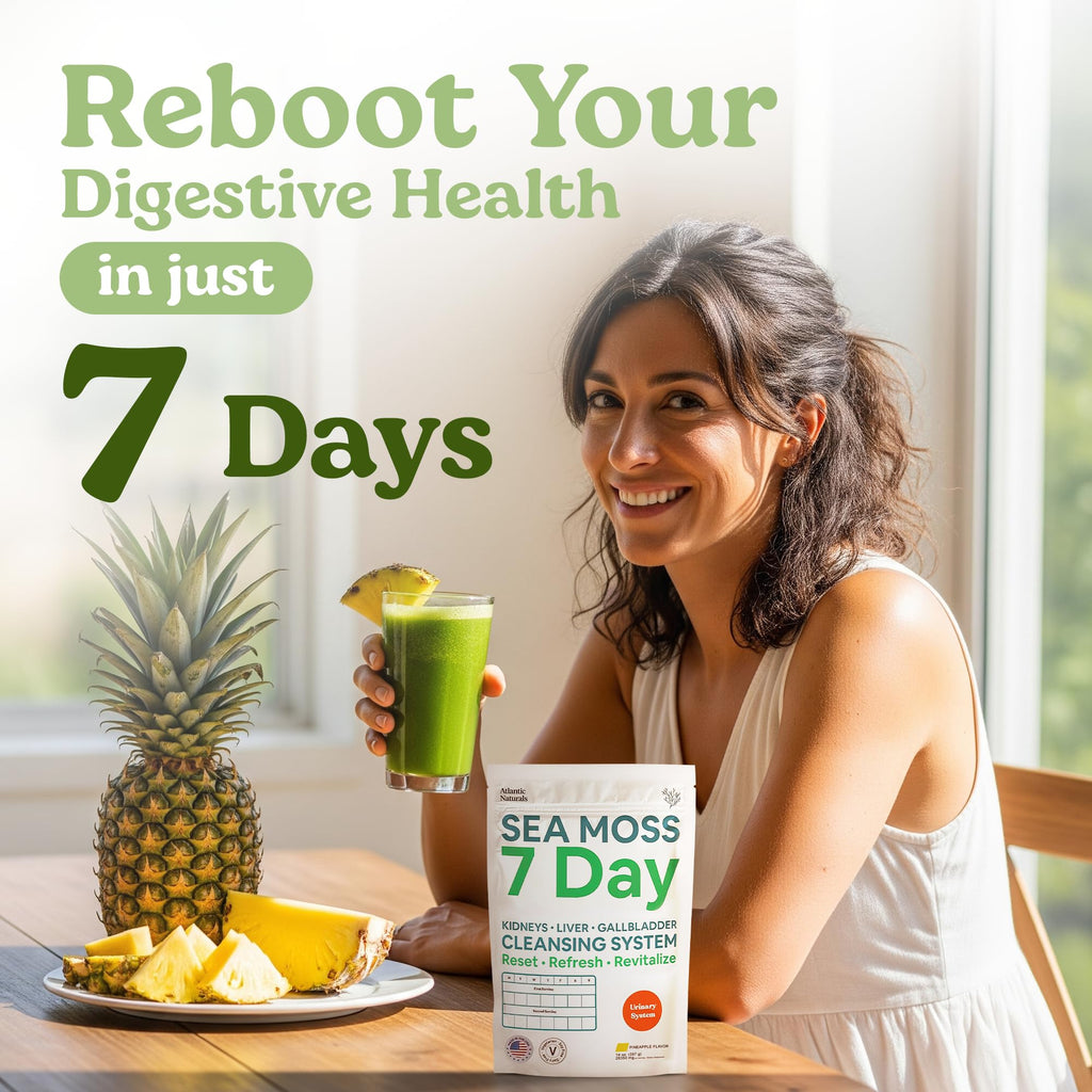 Atlantic Naturals Sea Moss 7 Day Detox – Liver, Gallbladder & Kidney Cleanse