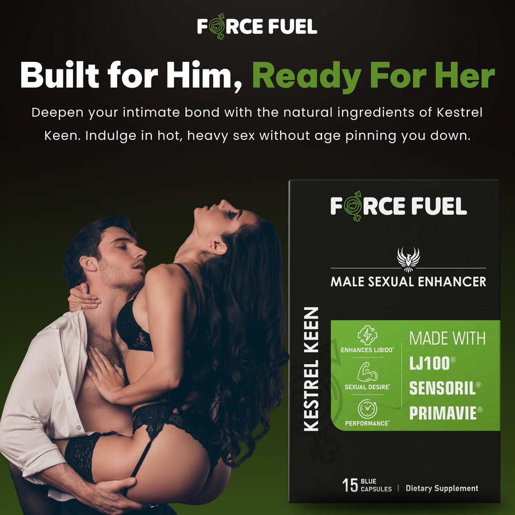 Sex Pills for Men – Last Longer in Bed and Enhance Erection Sensitivity – Includes Lab-Tested LJ100 Tongkat Ali, Sensoril Ashwagandha & PrimaVie Shilajit – 15 Caps for Men Aged 20-60 – Kestrel Keen