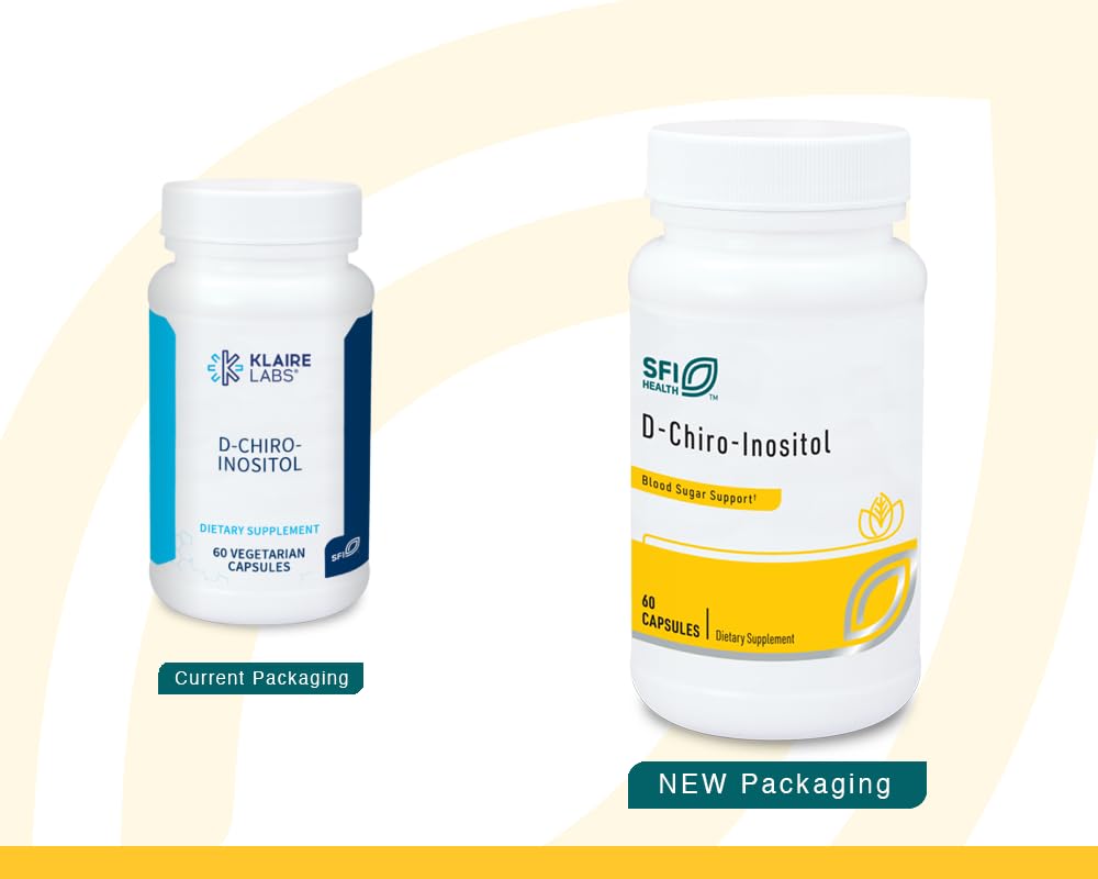 D-Chiro-Inositol 150 mg - Klaire Labs | Hypoallergenic Supplement (60 Capsules)