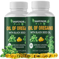 SHAPEINGIRL Oil of Oregano with Black Seed Oil – Organic Oregano Oil Supplement, 400 Softgels, High Potency Carvacrol & Thymoquinone, Non-GMO, Immune Support, Digestive & Respiratory Health