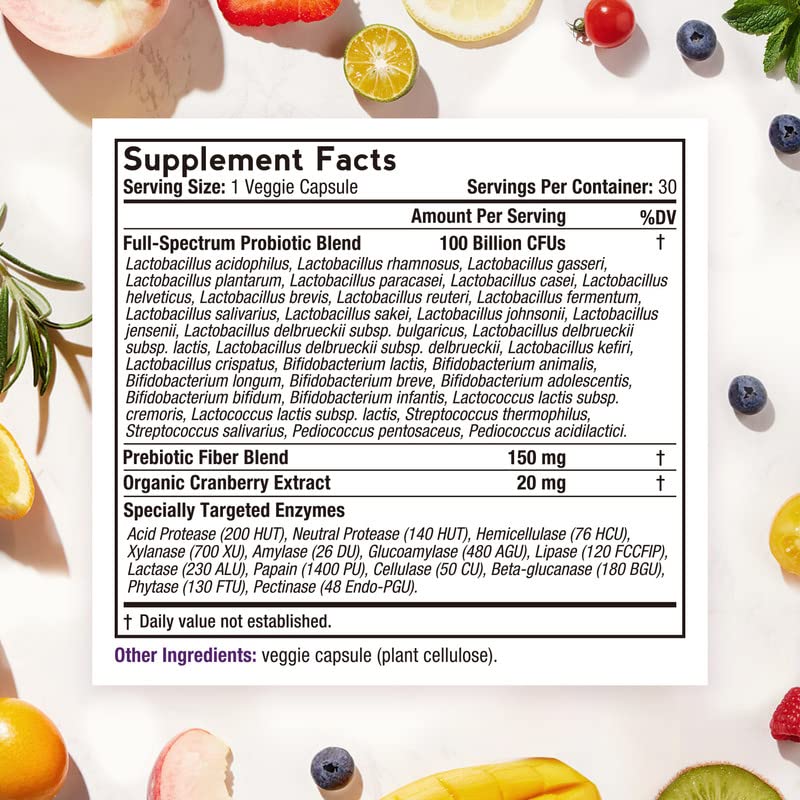 Doctor's Recipes Probiotics for Women - 100B CFU, 32 Strains - 30 Caps