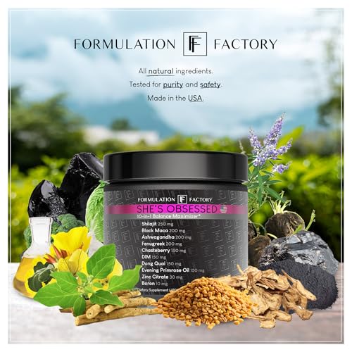 Formulation Factory She's Obsessed: 10-in-1 Hormone Balance Maximizer – 240 Count (Pack of 2)