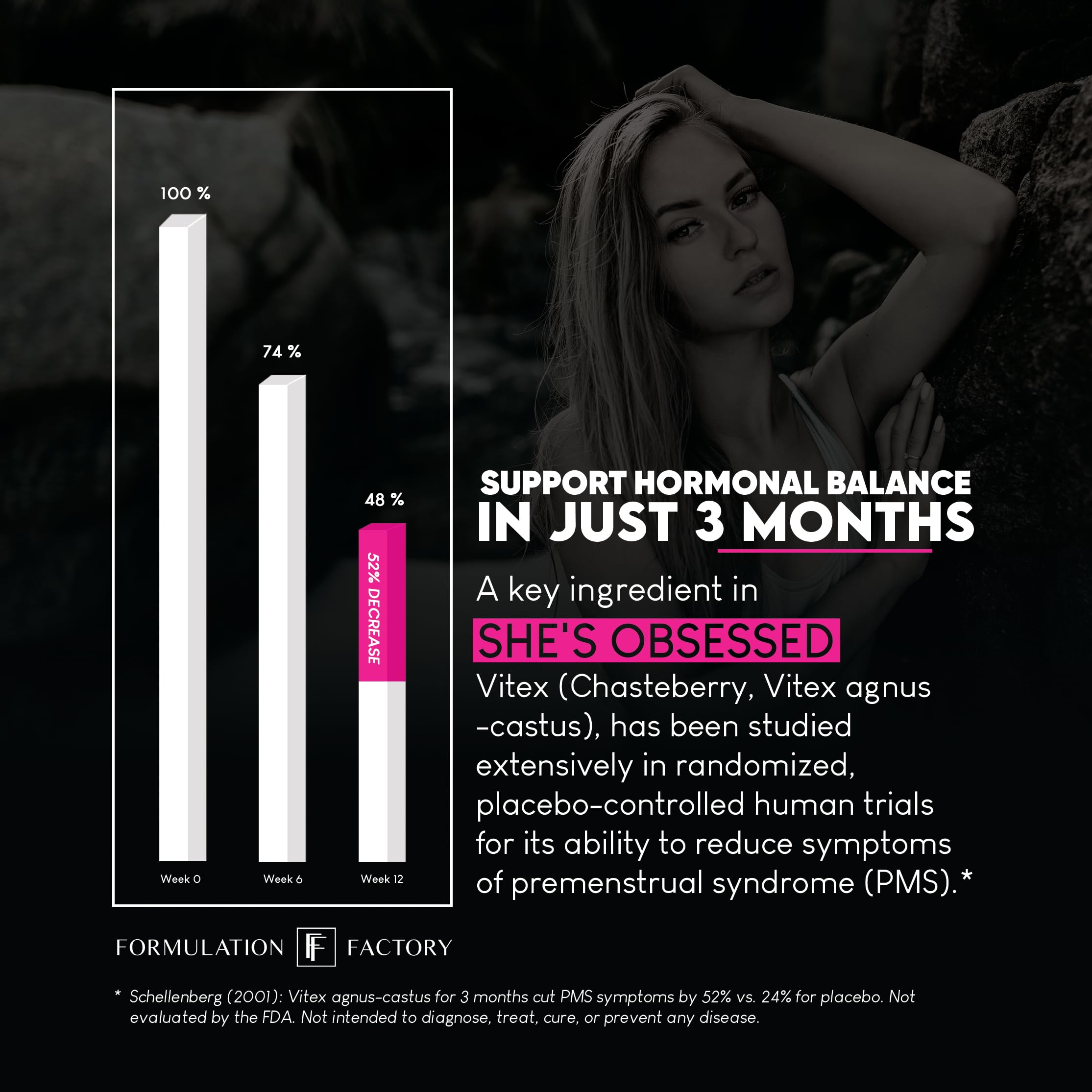Formulation Factory She's Obsessed: 10-in-1 Hormone Balance Maximizer – 240 Count (Pack of 2)