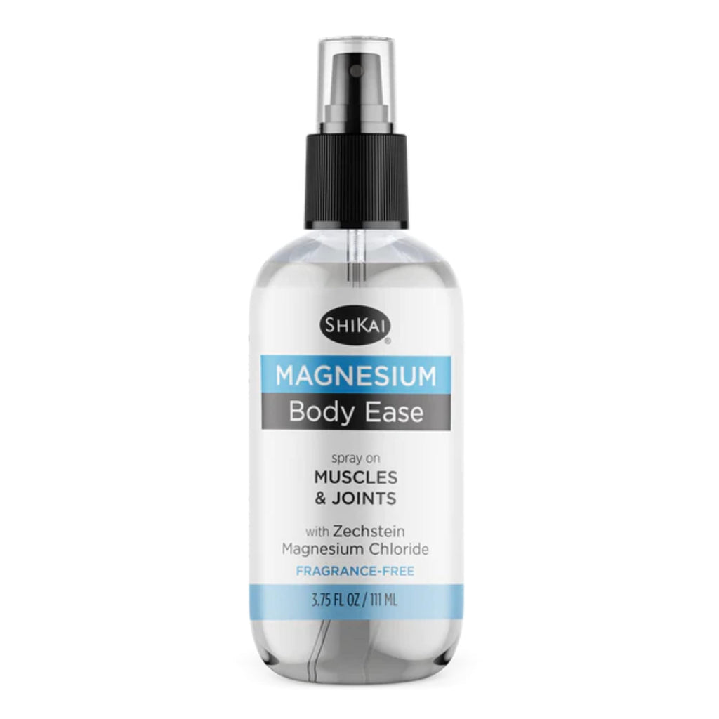 ShiKai Magnesium Body Ease Spray (3.75 oz) – Fragrance Free Topical Magnesium