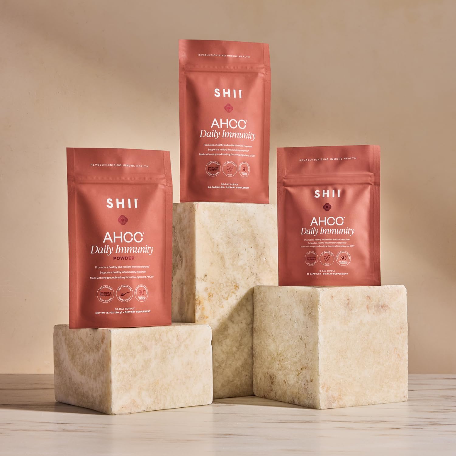 SHII AHCC Daily Immunity – 30-Day Supply | Vegan, Gluten-Free Immune Support