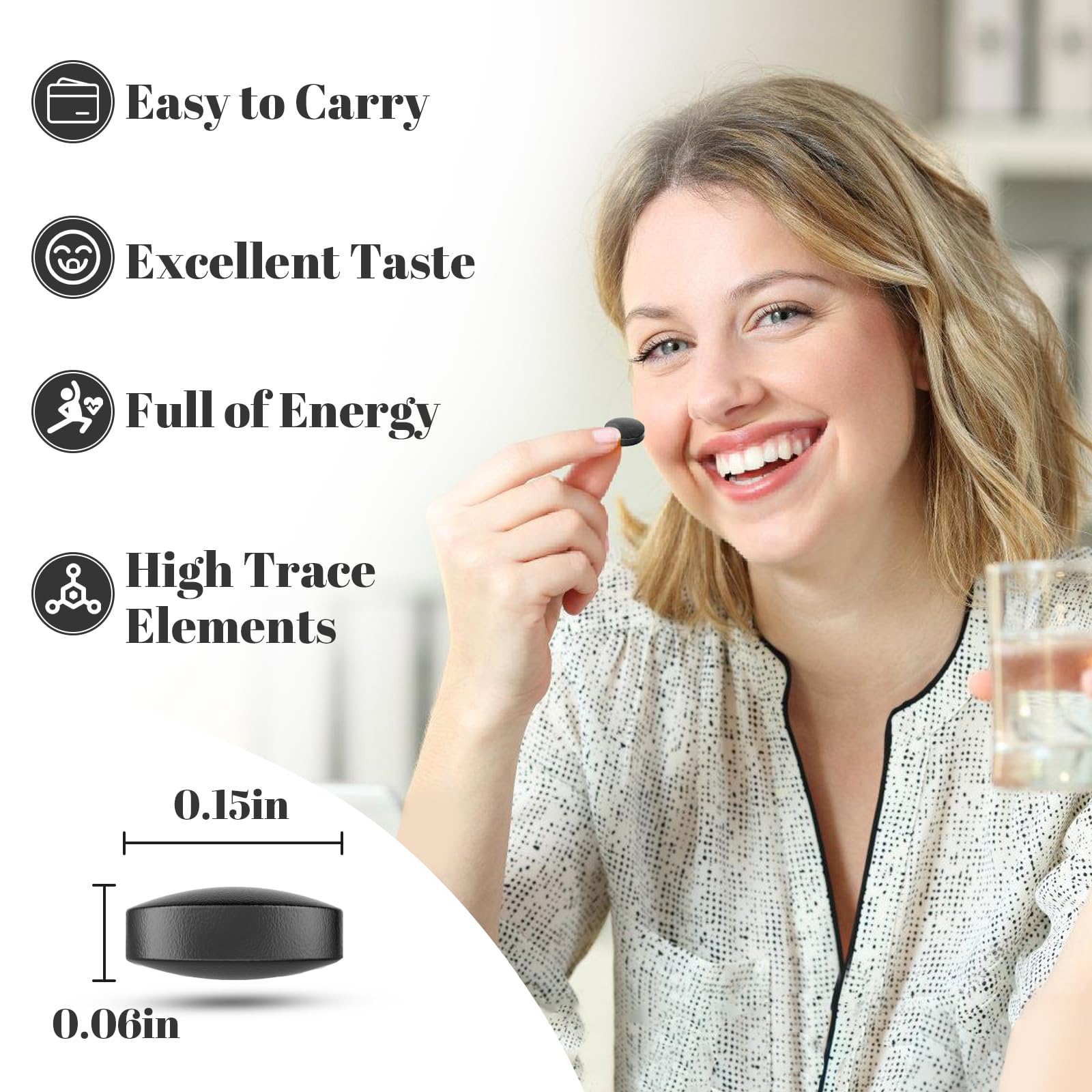 30,000 mg Shilajit Tablets – Himalayan Organic Shilajit, 60 Count