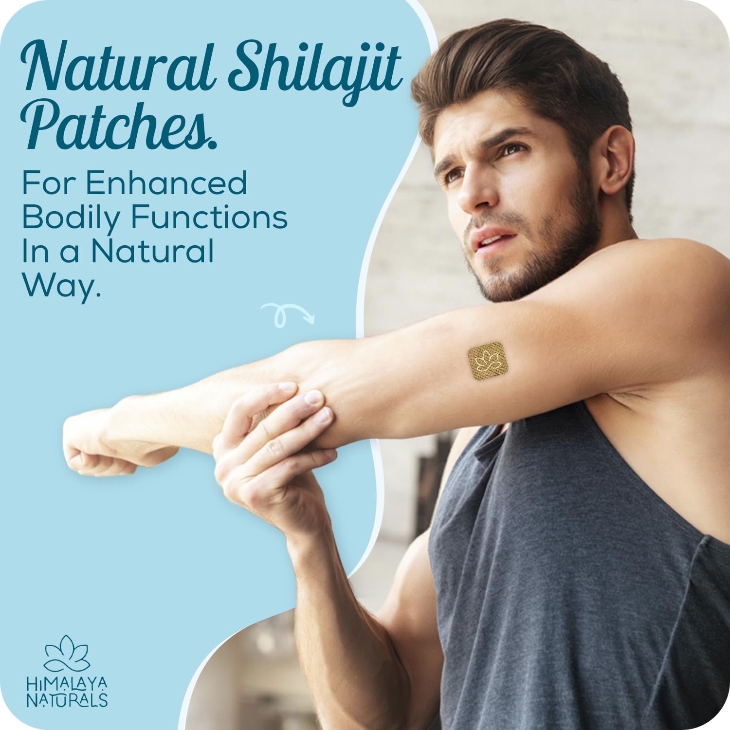 Shilajit Patches - Pure Organic Shilajit for Wellness (30-Day Supply)