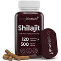 Shilajit Pure Himalayan Extract 500mg | 15% Fulvic Acid, 120 Vegetarian Capsules