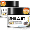 Shilajit Resin 600mg Gold Grade – 85+ Minerals – 100 Servings (2 Jars)
