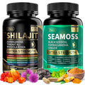 Uheco Shilajit & Sea Moss Vitality Bundle – 20000 mg Shilajit, 11000 mg Sea Moss