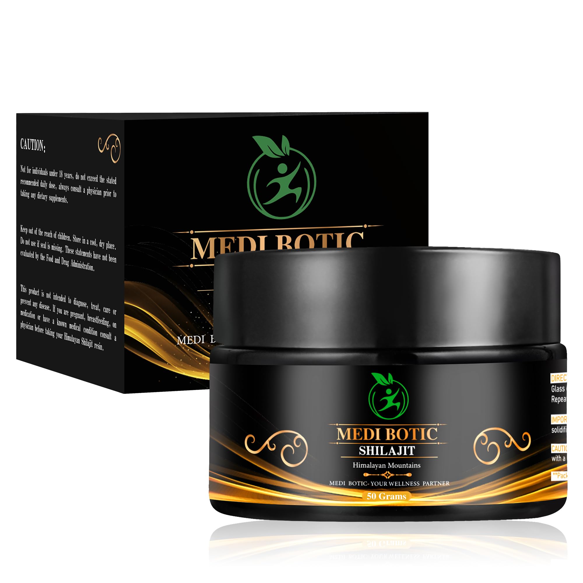 Shilajit Resin - Natural Energy & Immunity Boost | 75% Fulvic Acid, 85+ Minerals | 50g