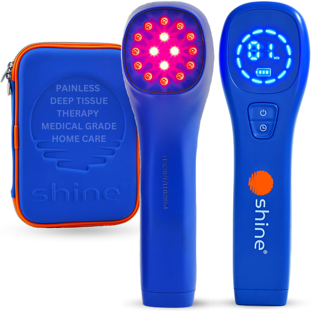 SHINE Relief DEEP RED/NIR Plus – 660nm & 850nm Light Therapy for Skin Health & Recovery