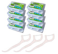 SHINEMOON 400pcs Dental Floss Picks – Travel Pack, Easy Grip Handle, 8 Boxes