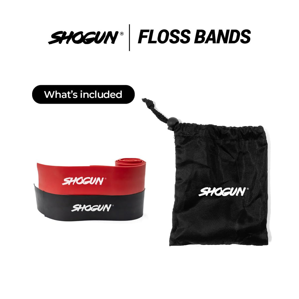 Shogun Floss Bands – 2 Pack Compression/Flossing Bands for Mobility, Recovery & Pain Relief
