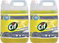 2 x Cif Pro Formula Professional All Purpose & Floor Cleaner Lemon Fresh 5L