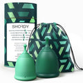 SHORDY Reusable Soft Menstrual Cups Set – Small & Large, 12-Hour Leak-Free Protection, Eco-Friendly Tampon Alternative