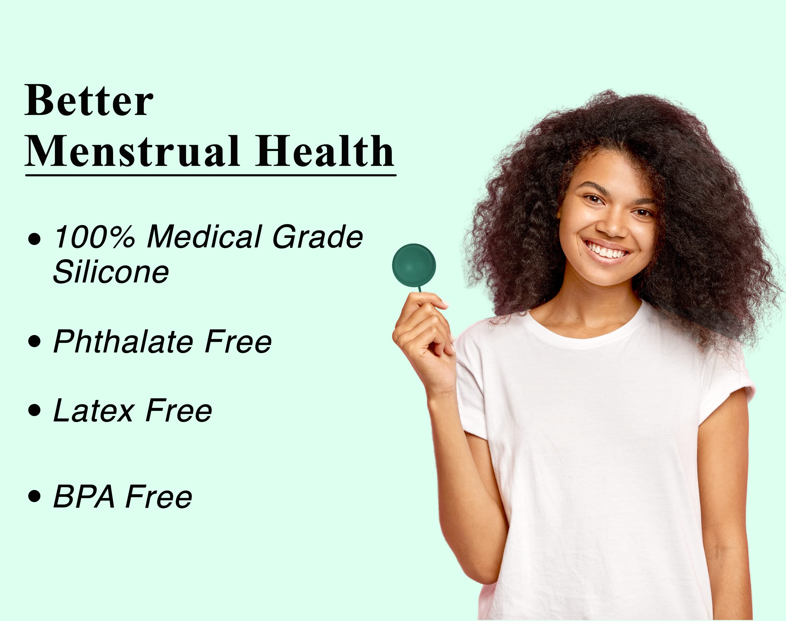 SHORDY Reusable Menstrual Disc (Small) – 100% Medical-Grade Silicone, Leak-Free & Eco-Friendly Period Care