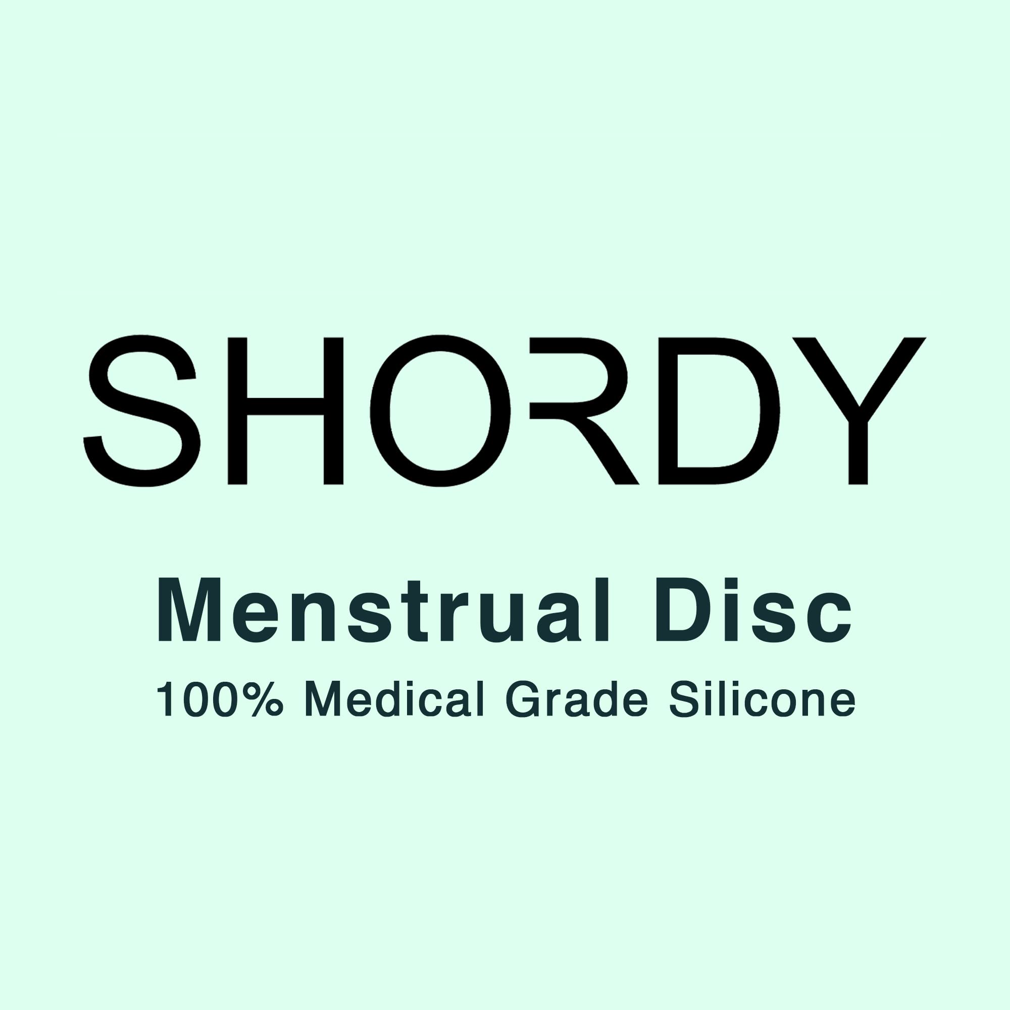 SHORDY Reusable Menstrual Disc (Large) – 100% Medical-Grade Silicone, Leak-Free & Eco-Friendly