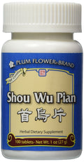 Shou Wu Pian, 100 ct, Plum Flower – Herbal Supplement