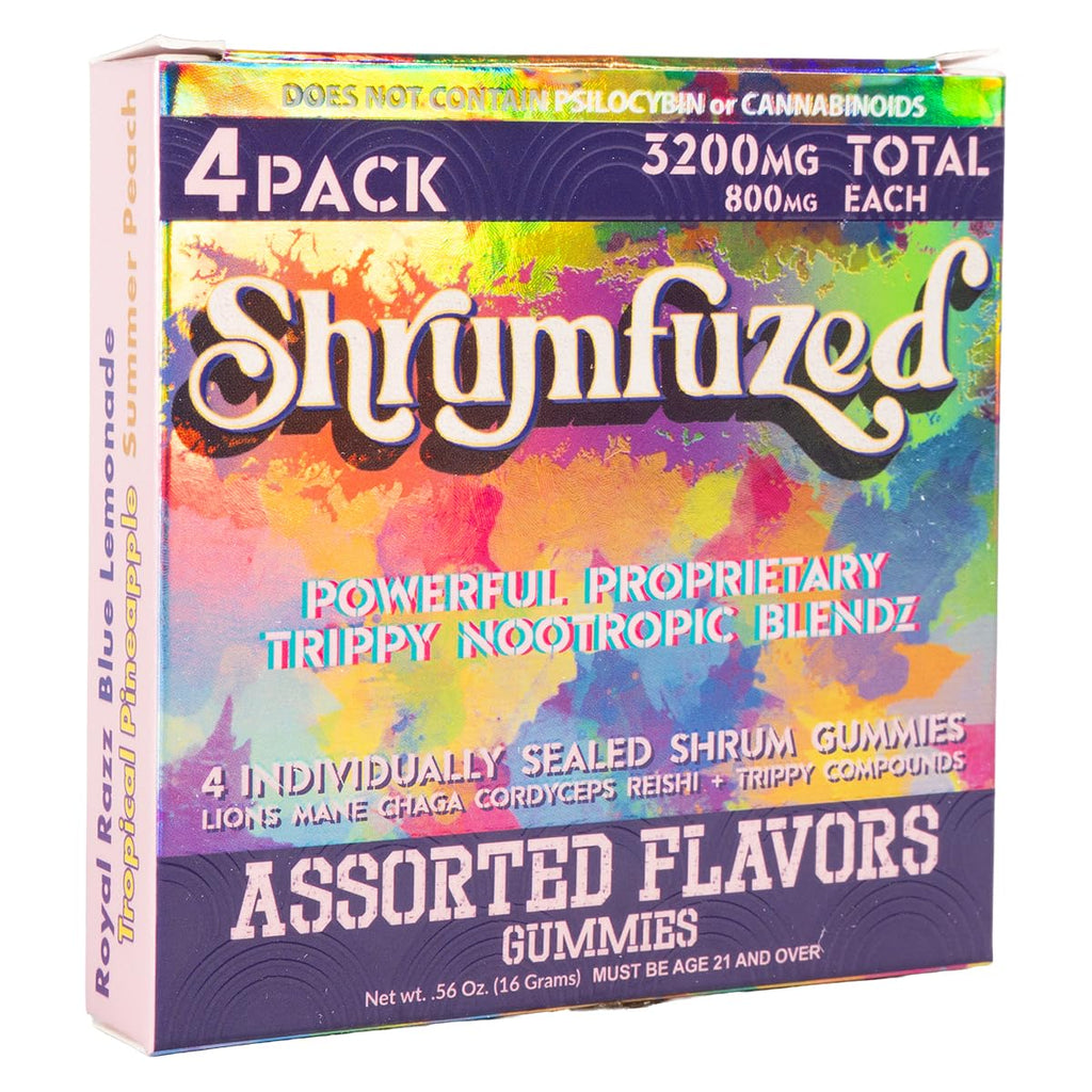 Shrumfuzed Nootropic Gummies 8000mg – Lion's Mane, Reishi, Cordyceps & Chaga