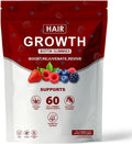 Shwfhi Lumin Hair Growth Gummies for Black Women - Biotin, Saw Palmetto & Vitamin E | 60 Count | Berry Flavor