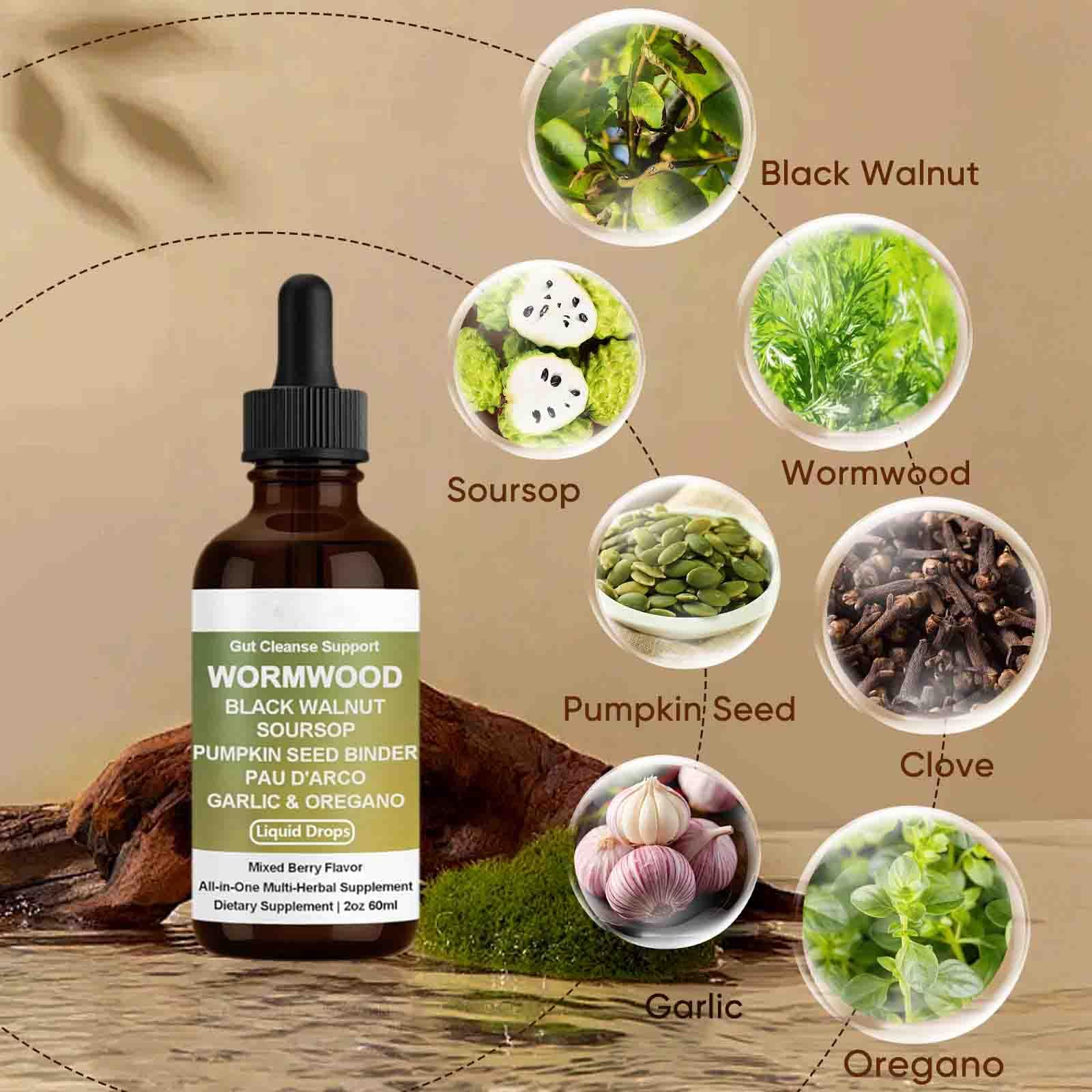 Shwfhi Orame Wormwood Gut Cleanse Drops – Digestive Health & Energy