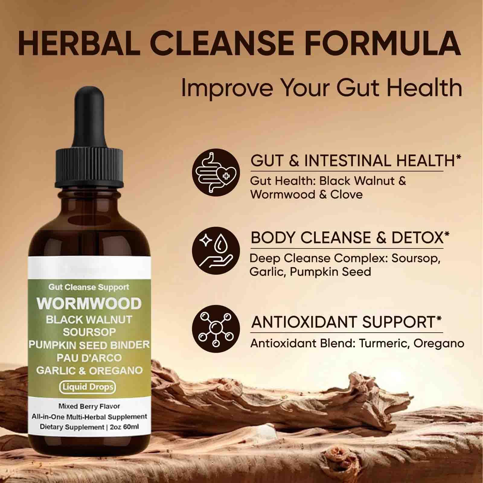 Shwfhi Orame Wormwood Gut Cleanse Drops – Digestive Health & Energy