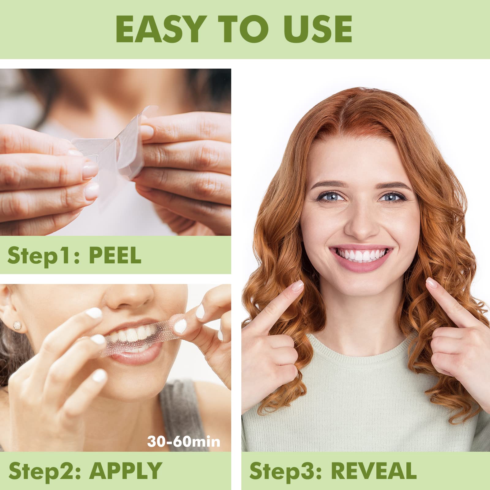 Sierra Clean Teeth Whitening Strips – Enamel Safe & Sensitivity Free