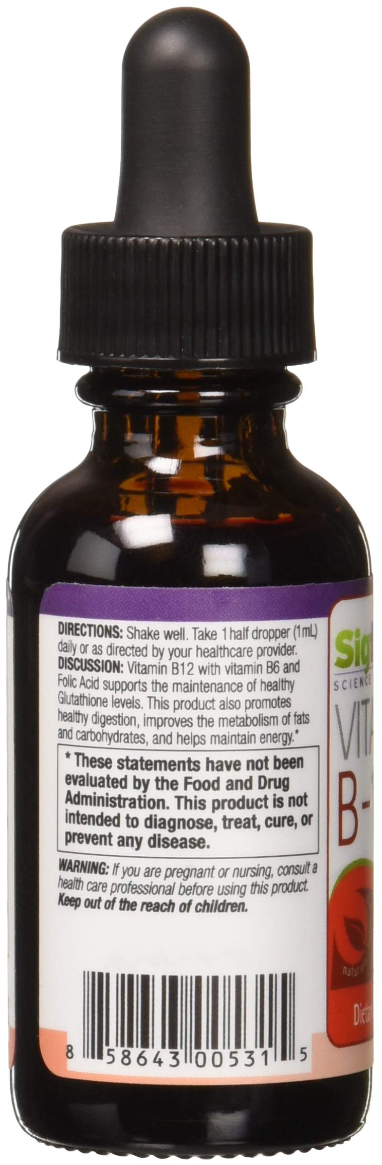 SIGFORM Vitamin B12 5000 Sublingual – 0.02 lb
