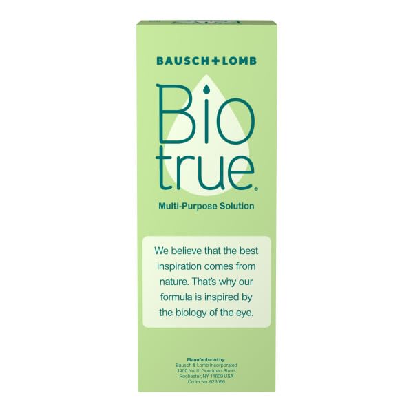 Biotrue 10 oz + 2 oz Travel Bottle Bundle with Sight Savers Case (4 Ct)