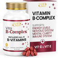 SIGNIFY NATURE VitaBComplex with Vitamin C & E – B Complex Vitamins for Women & Men, 60 Softgels