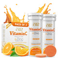 Signify Nature Vitamin C 1000mg Effervescent Tablets with Zinc - Sugar-Free & Vegan - 20 Count