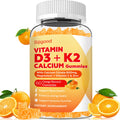 Sijigood Vitamin D3 K2 Gummies – 10000IU D3, 200mcg K2, 6-in-1 (60 Count)