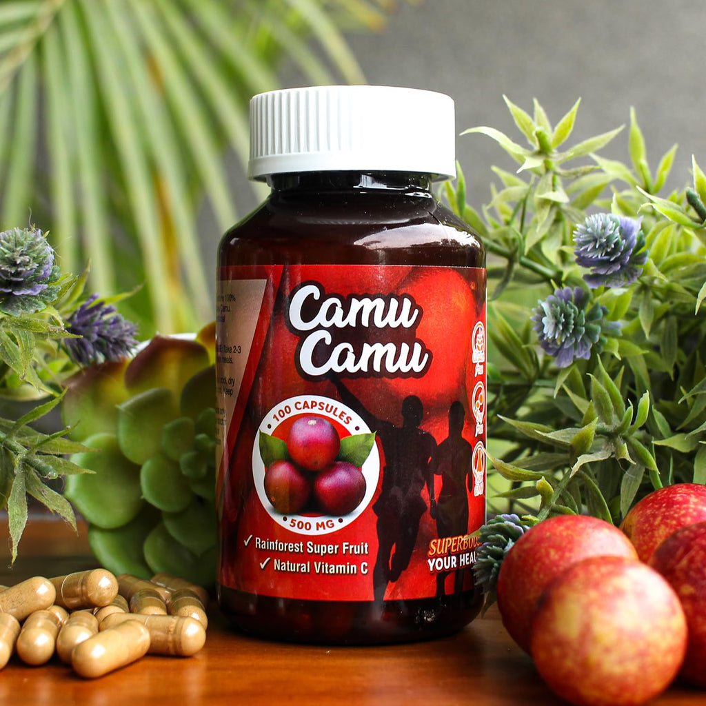 Sikyriah Camu Camu Capsules 1000mg – Immune Support, Vitamin C, Non-GMO, Gluten Free