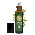 Silk Road Tea Tree Essential Oil Roll-On – 100% Pure & USDA Certified Organic, 10 ml