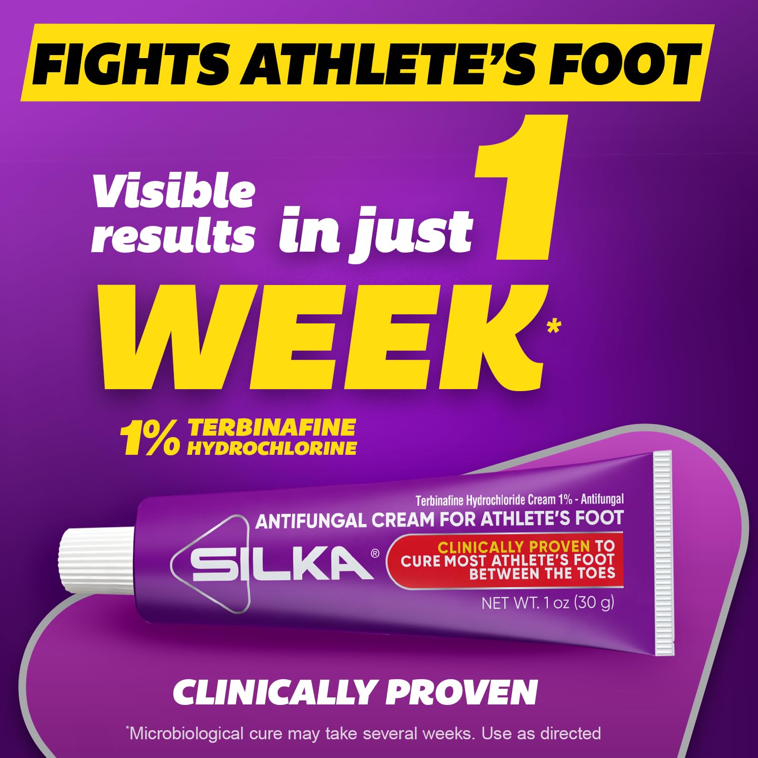 Silka Max Strength Antifungal Liquid & Cream Set – Fast Relief for Toenail Fungus, Athlete's Foot & Ringworm